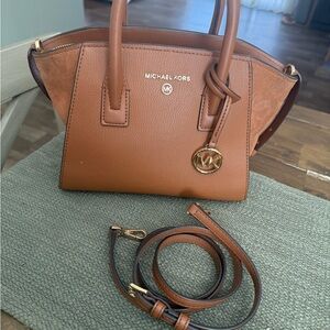 Michael Kors Tan Leather Satchel